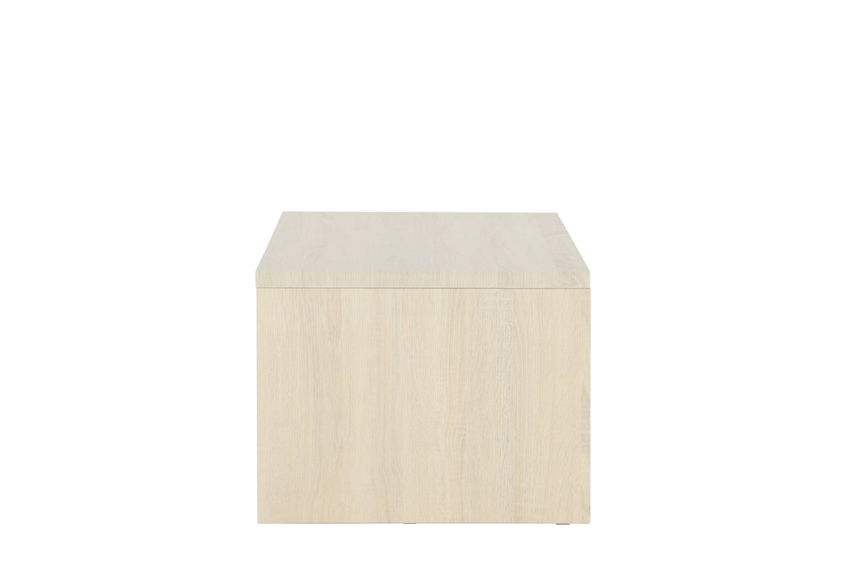 Telemarket sofabord - 110 × 50 cm - hvidpigmenteret - billede 10