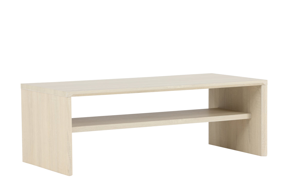 Telemarket sofabord - 110 × 50 cm - hvidpigmenteret - billede 12