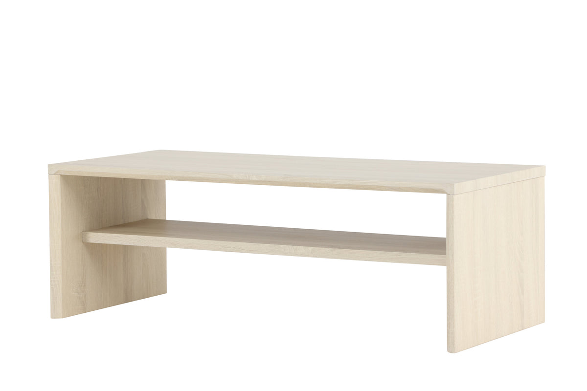 Telemarket sofabord - 110 × 50 cm - hvidpigmenteret - billede 2