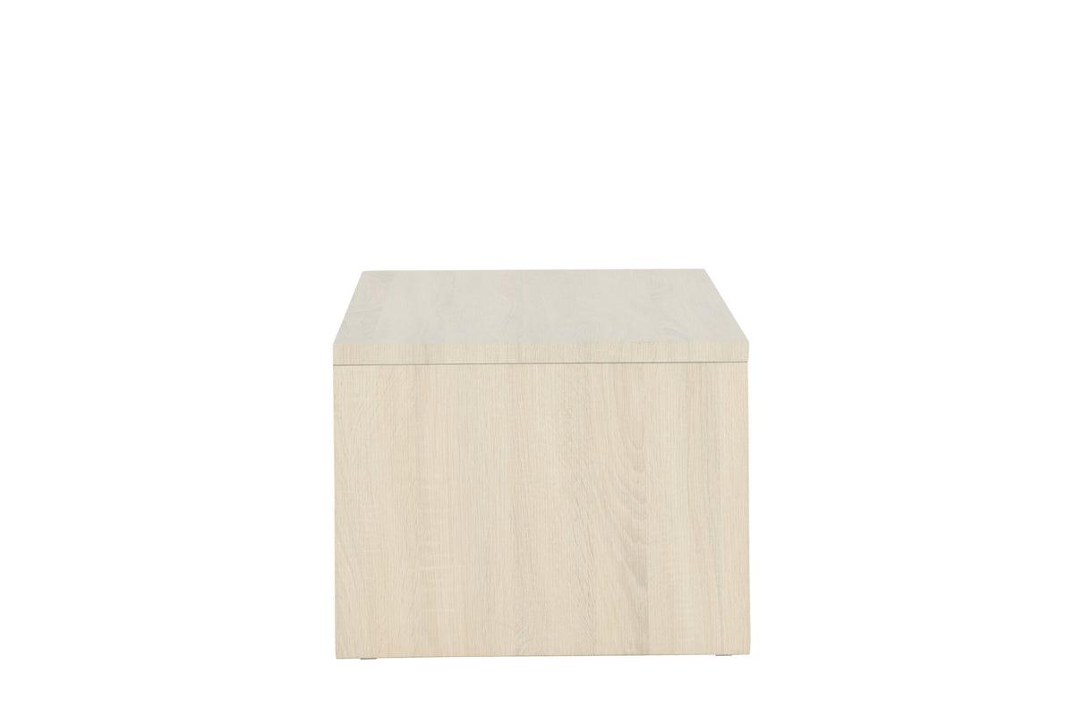 Telemarket sofabord - 110 × 50 cm - hvidpigmenteret - billede 4