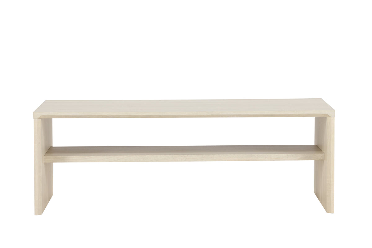 Telemarket sofabord - 110 × 50 cm - hvidpigmenteret - billede 7