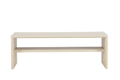 Telemarket sofabord - 110 × 50 cm - hvidpigmenteret - billede 7