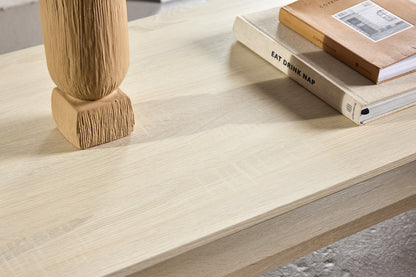 Telemarket sofabord - 110 × 50 cm - hvidpigmenteret - billede 16