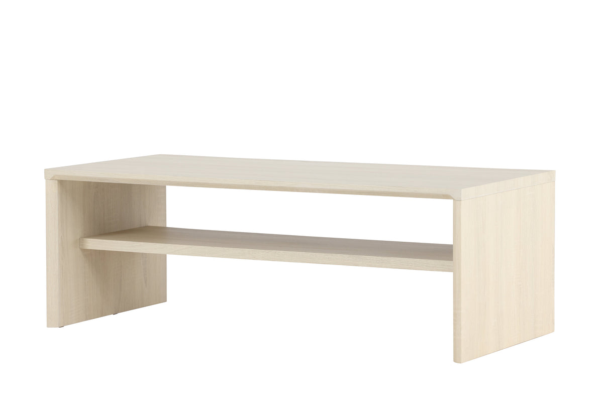Telemarket sofabord - 110 × 50 cm - hvidpigmenteret - billede 8