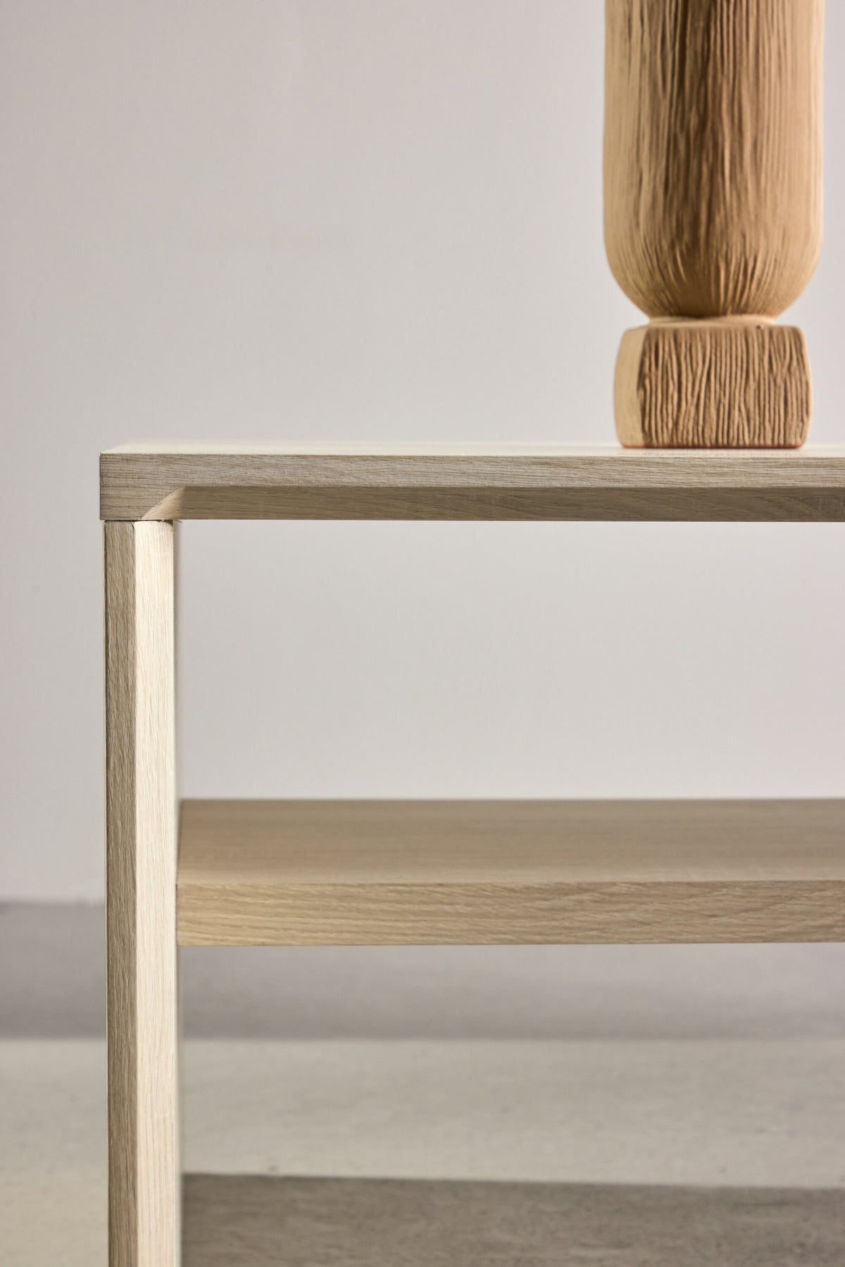 Telemarket sofabord - 110 × 50 cm - hvidpigmenteret - billede 22