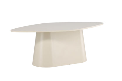Diamond ovalt spisebord - 210 × 110 cm - beige - billede 6