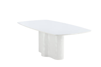 Väddö spisebord - 220 × 110 cm - hvid - billede 3
