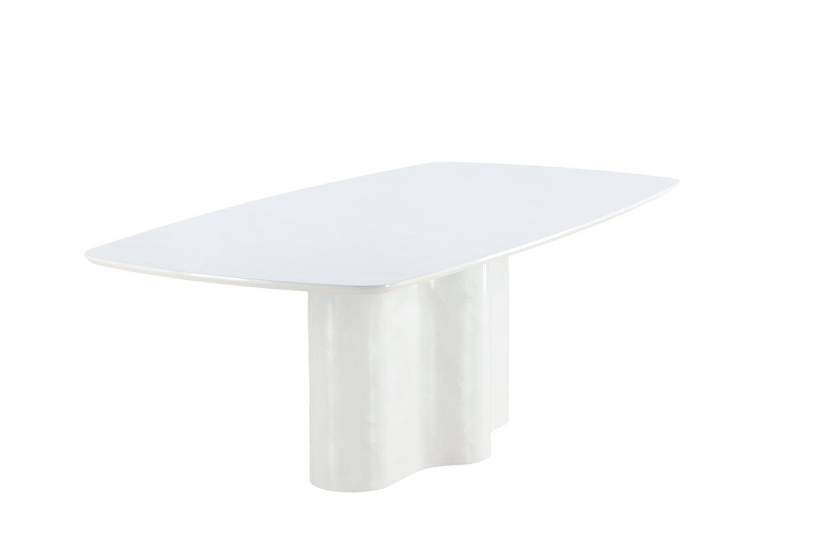Väddö spisebord - 220 × 110 cm - hvid - billede 5