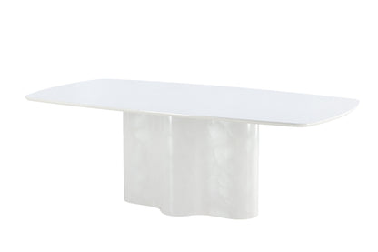 Väddö spisebord - 220 × 110 cm - hvid - billede 8