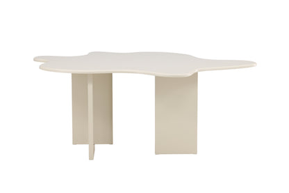 Flower ovalt spisebord - 190 × 123 cm - beige - billede 1