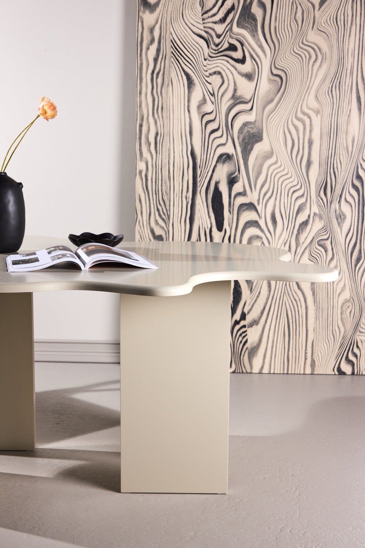 Flower ovalt spisebord - 190 × 123 cm - beige - billede 21