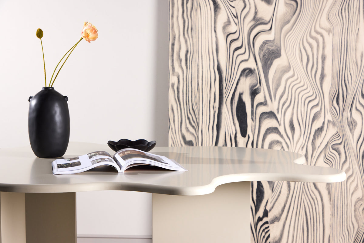 Flower ovalt spisebord - 190 × 123 cm - beige - billede 15