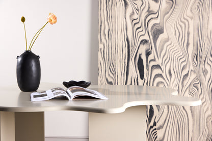 Flower ovalt spisebord - 190 × 123 cm - beige - billede 15