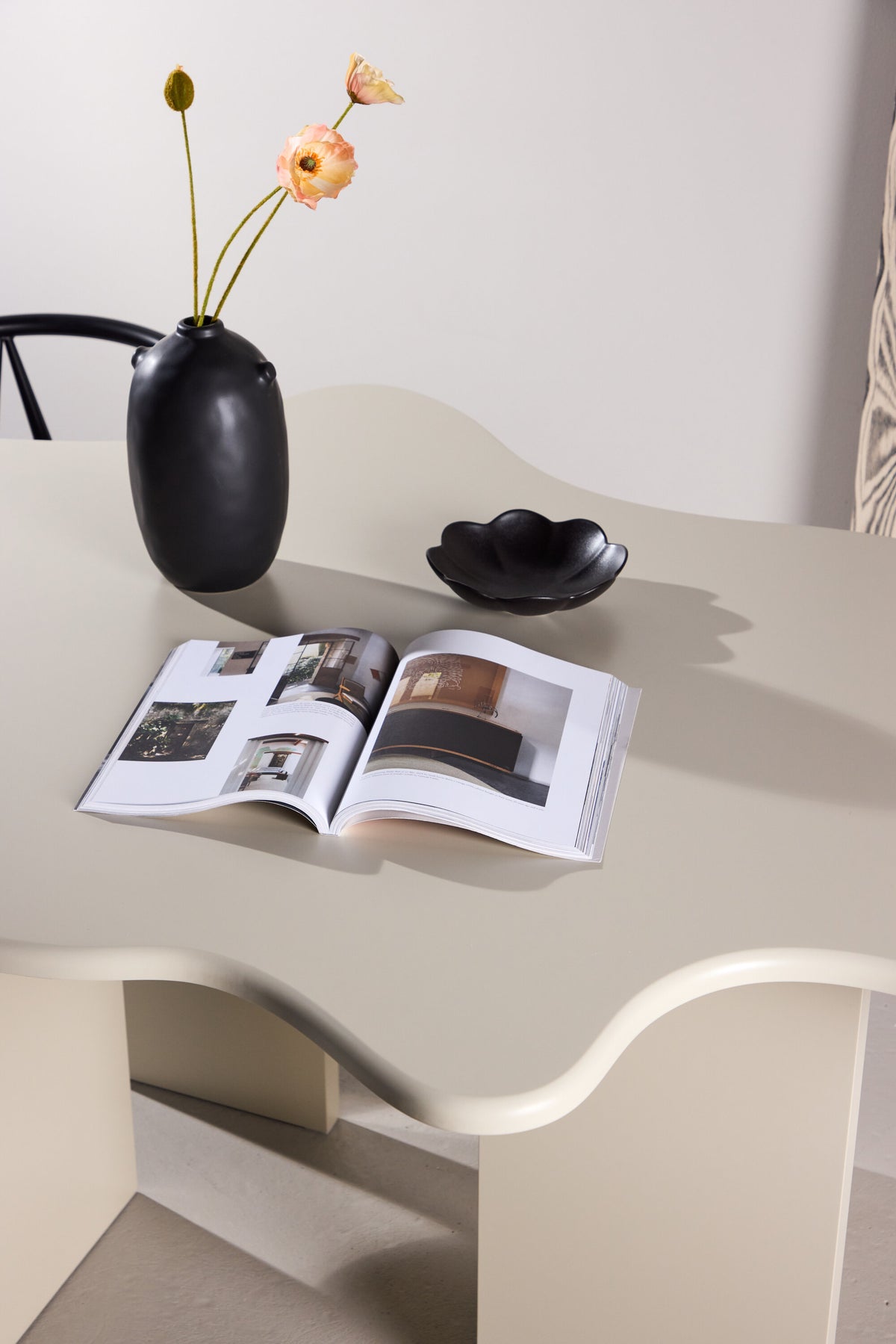 Flower ovalt spisebord - 190 × 123 cm - beige - billede 23