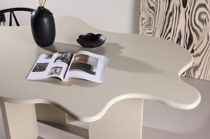 Flower ovalt spisebord - 190 × 123 cm - beige - billede 17