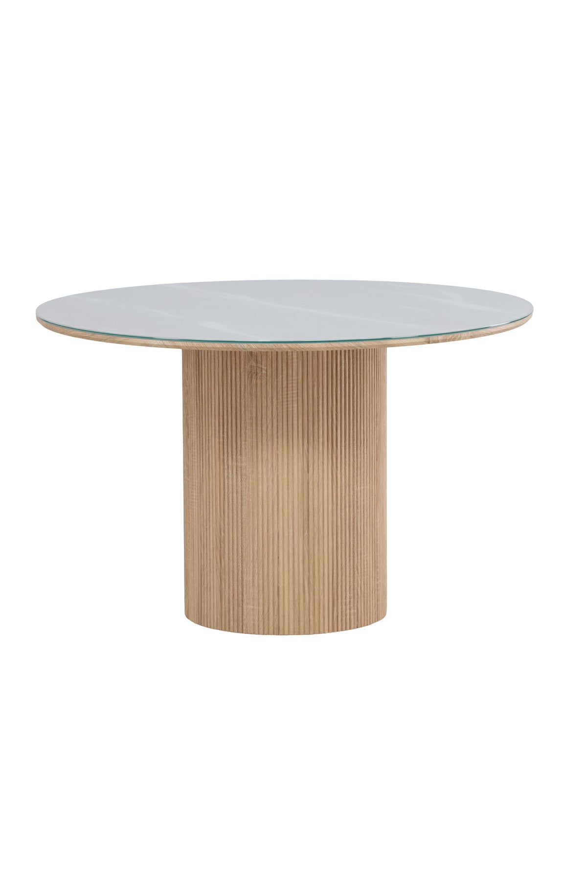 Härön rundt spisebord - Ø120 cm - natur, hvid - billede 17