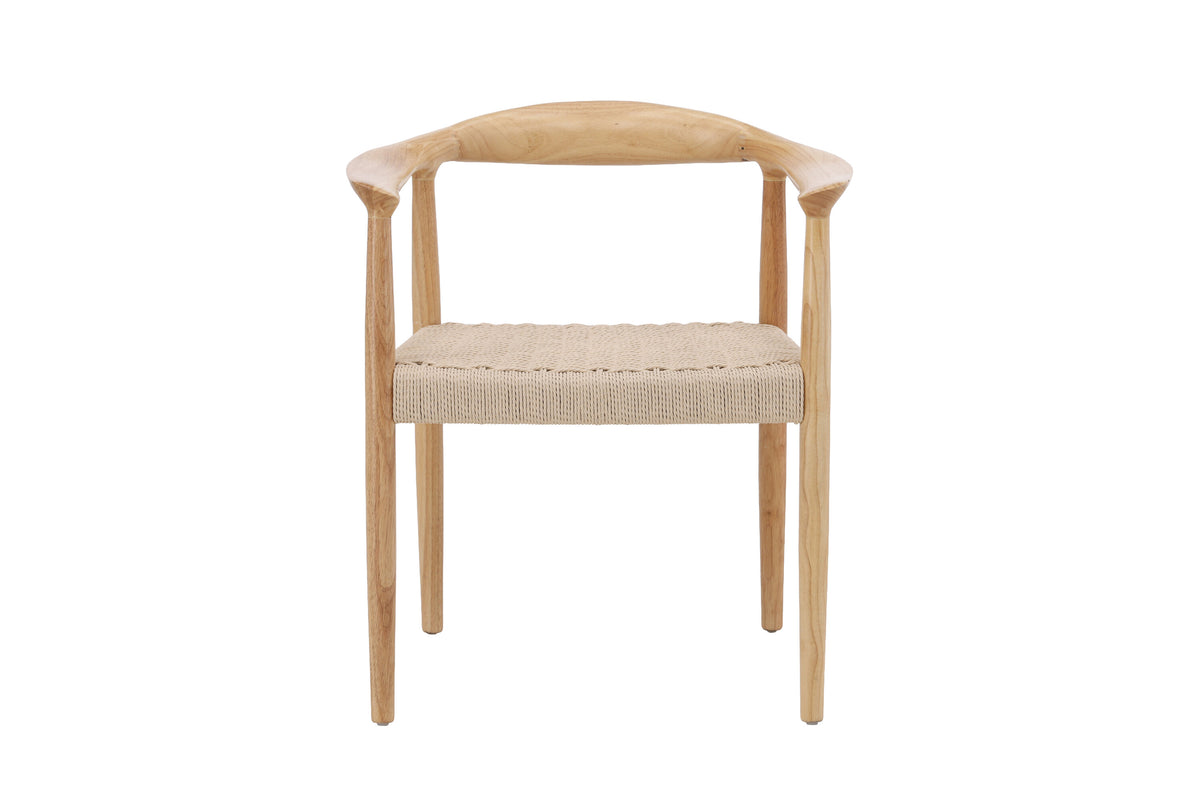 Lovön spisebordsstole - beige, hvidpigmenteret - 2 stk. - billede 1