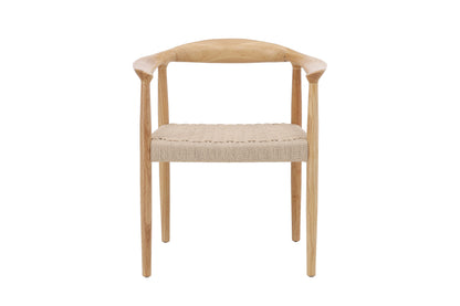 Lovön spisebordsstole - beige, hvidpigmenteret - 2 stk. - billede 1