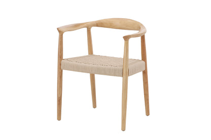 Lovön spisebordsstole - beige, hvidpigmenteret - 2 stk. - billede 2