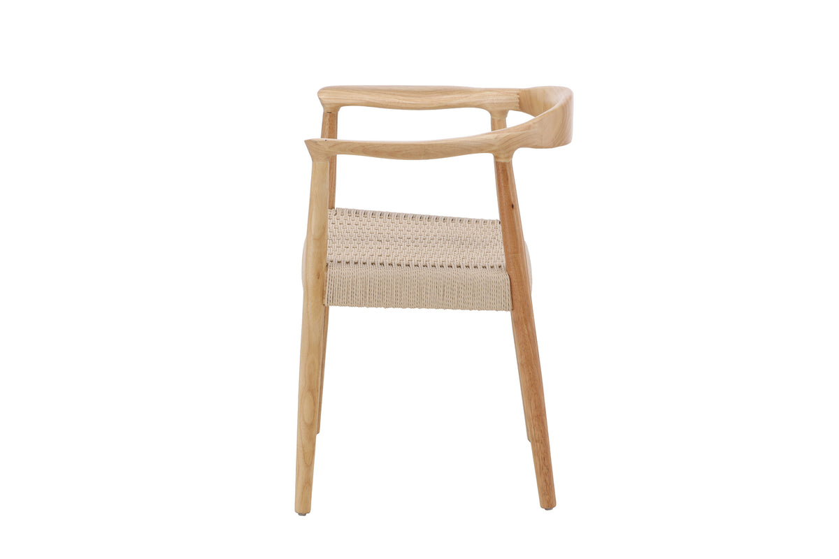 Lovön spisebordsstole - beige, hvidpigmenteret - 2 stk. - billede 4