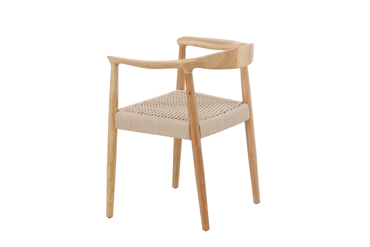 Lovön spisebordsstole - beige, hvidpigmenteret - 2 stk. - billede 5