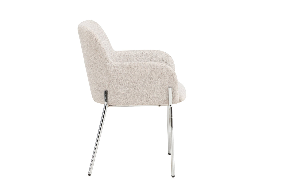 Vätö spisebordsstol - beige, sølv - billede 10
