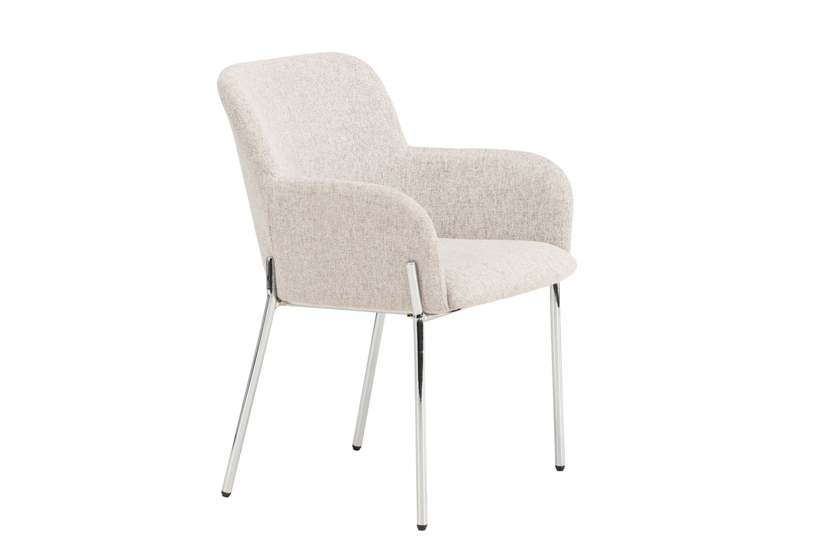 Vätö spisebordsstol - beige, sølv - billede 11