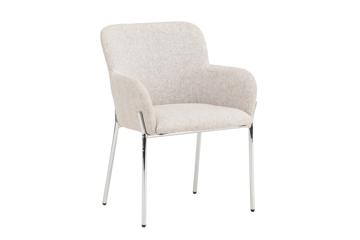 Vätö spisebordsstol - beige, sølv - billede 12