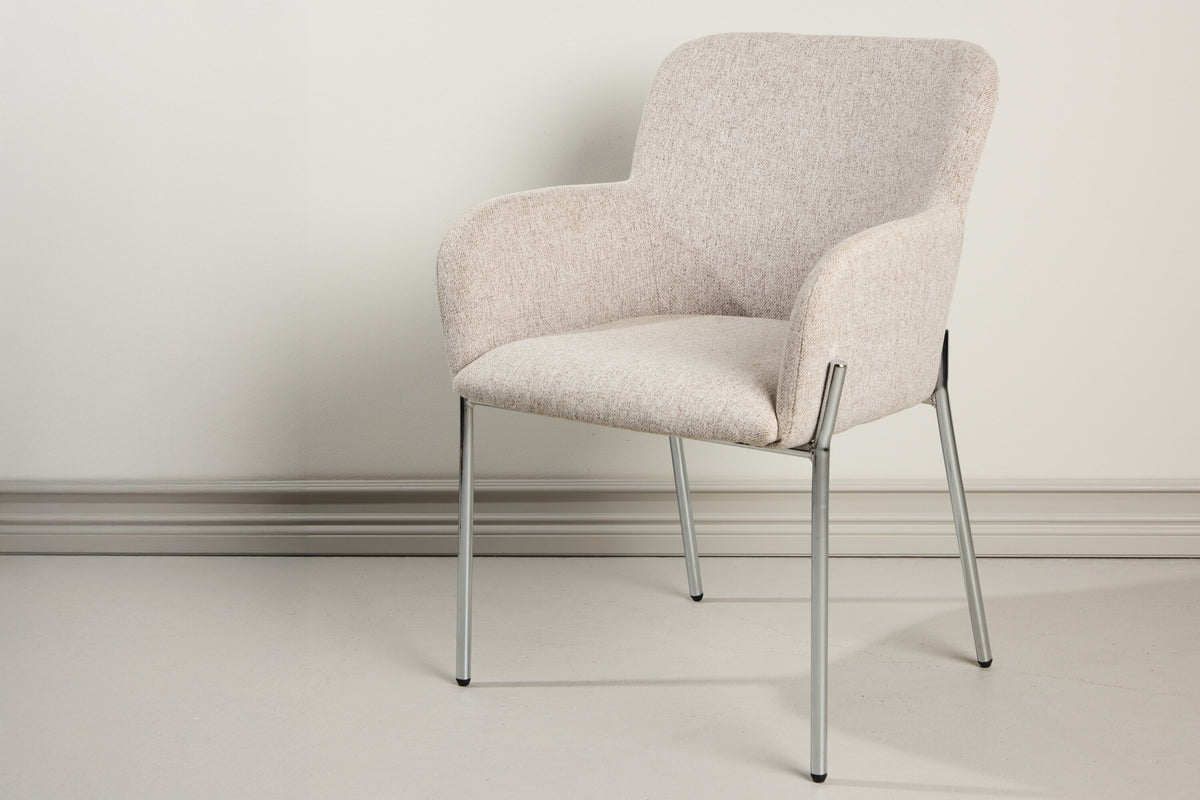 Vätö spisebordsstol - beige, sølv - billede 13