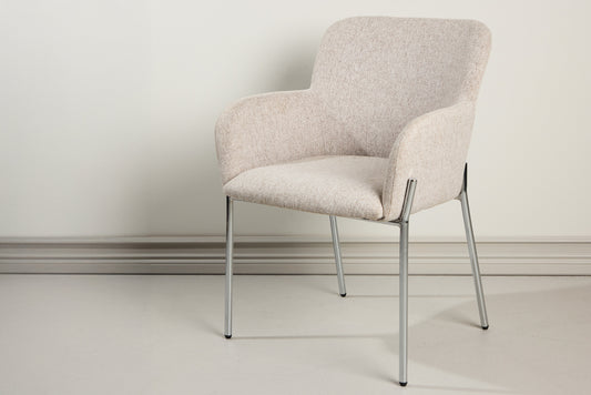 Vätö spisebordsstol - beige, sølv - billede 13