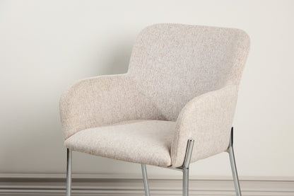 Vätö spisebordsstol - beige, sølv - billede 14