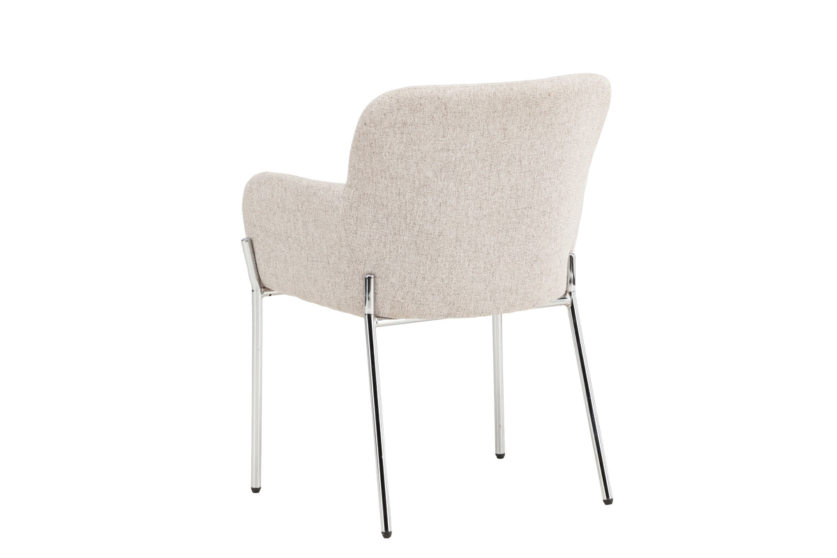 Vätö spisebordsstol - beige, sølv - billede 6