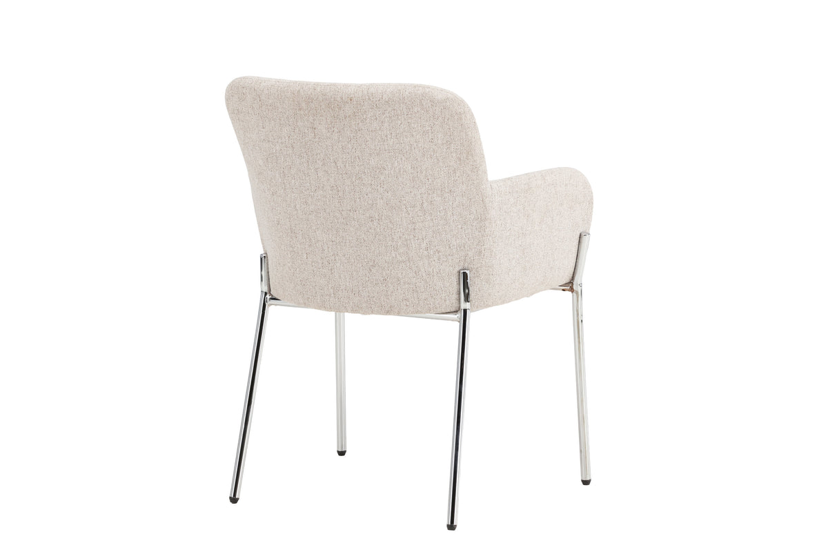 Vätö spisebordsstol - beige, sølv - billede 8