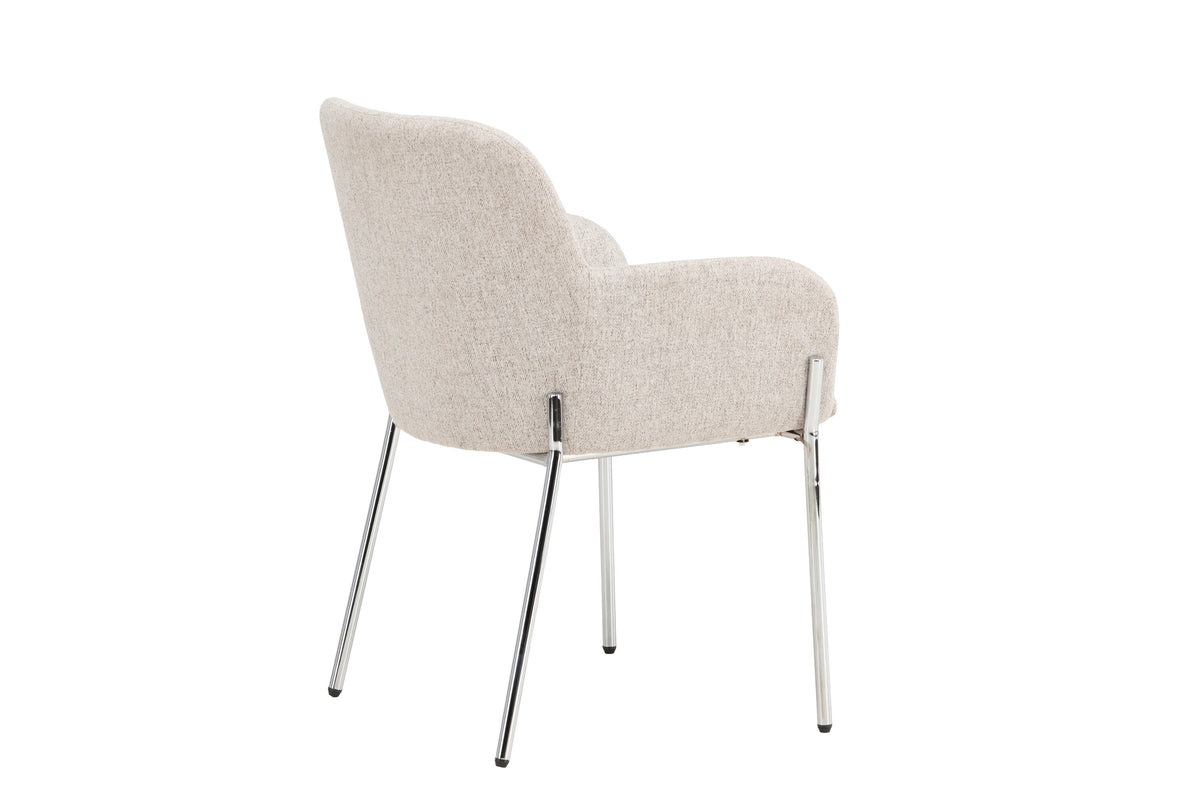 Vätö spisebordsstol - beige, sølv - billede 9