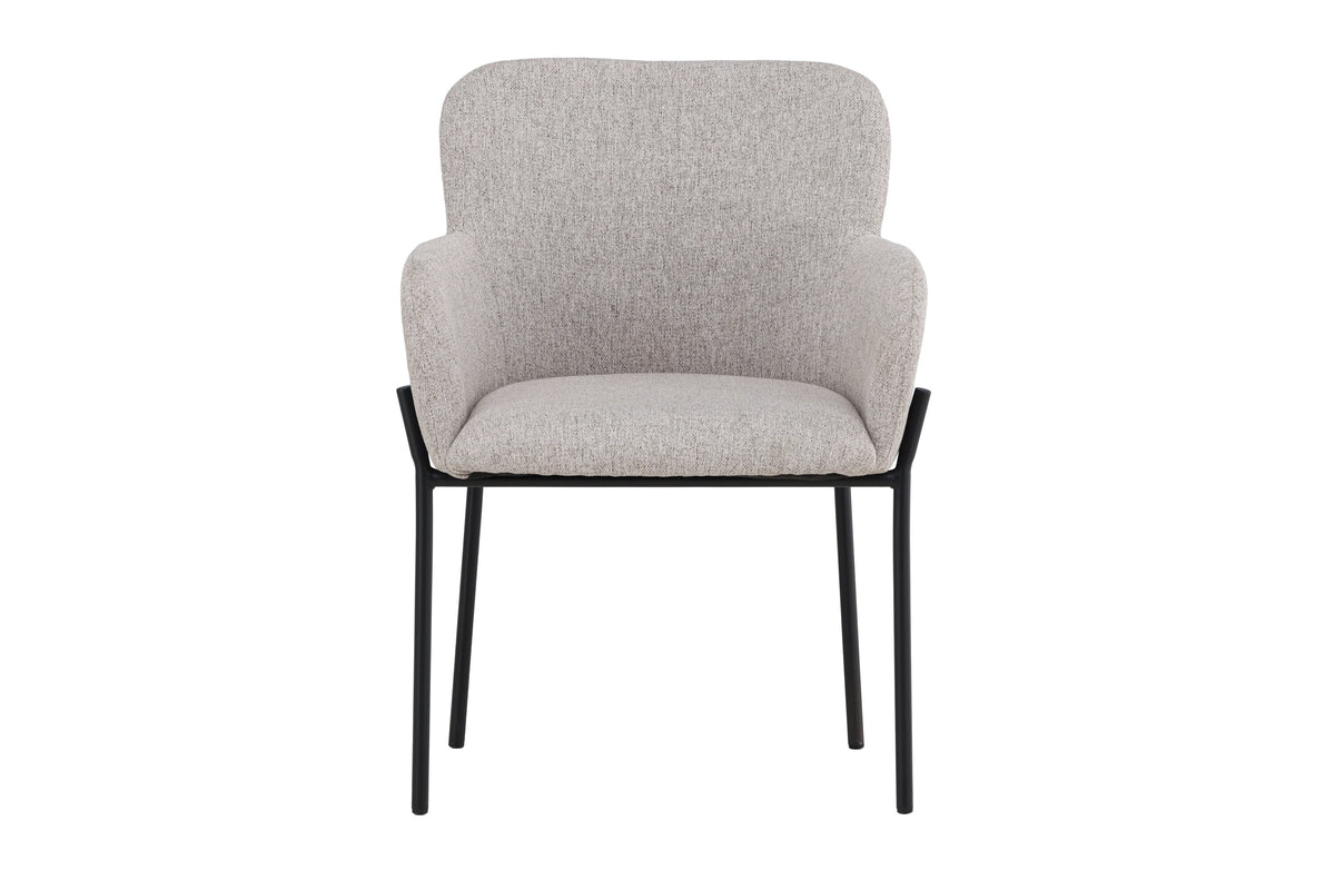 Vätö spisebordsstol - beige, sort - billede 1