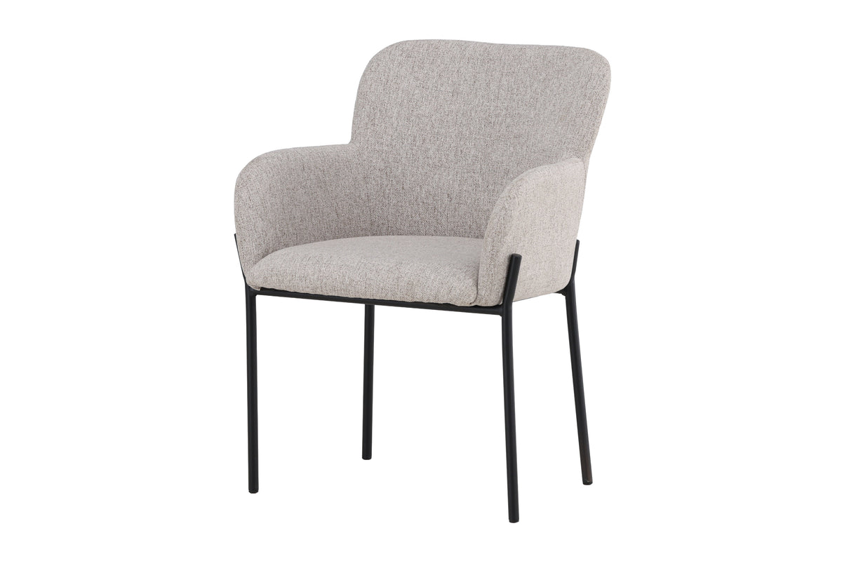 Vätö spisebordsstol - beige, sort - billede 2