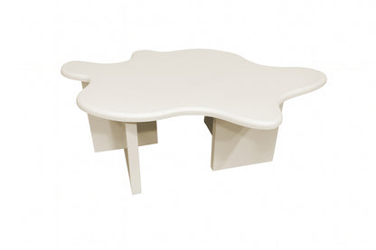 Flower sofabord - 116 × 76 cm - beige - billede 2
