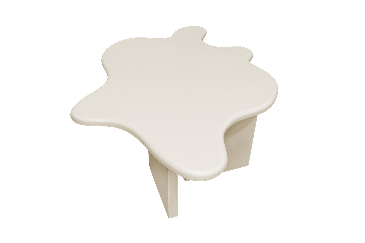 Flower sofabord - 116 × 76 cm - beige - billede 3