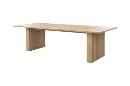 Humle spisebord - 200 × 100 cm - natur - billede 1
