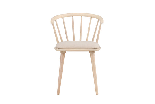 Bobby spisebordsstole - beige, hvidpigmenteret - 2 stk. - billede 1