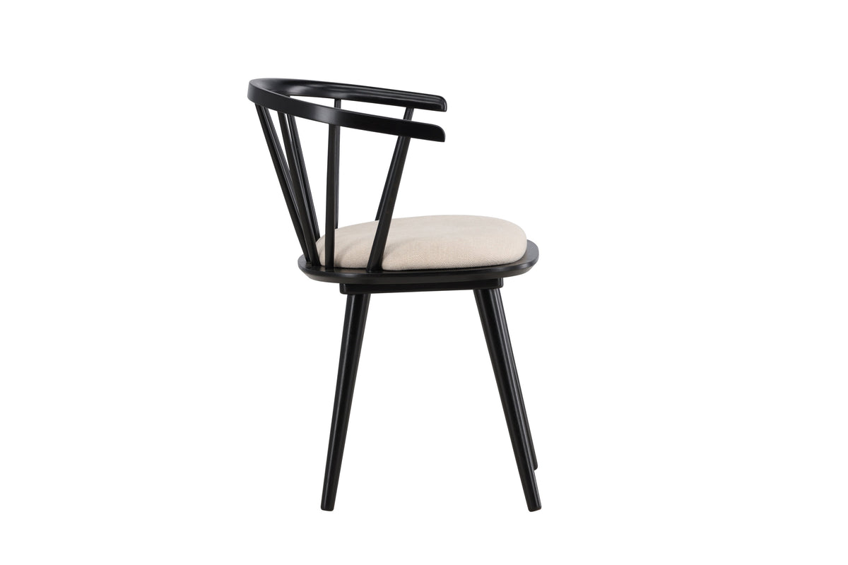 Bobby spisebordsstole - beige, sort - 2 stk. - billede 10