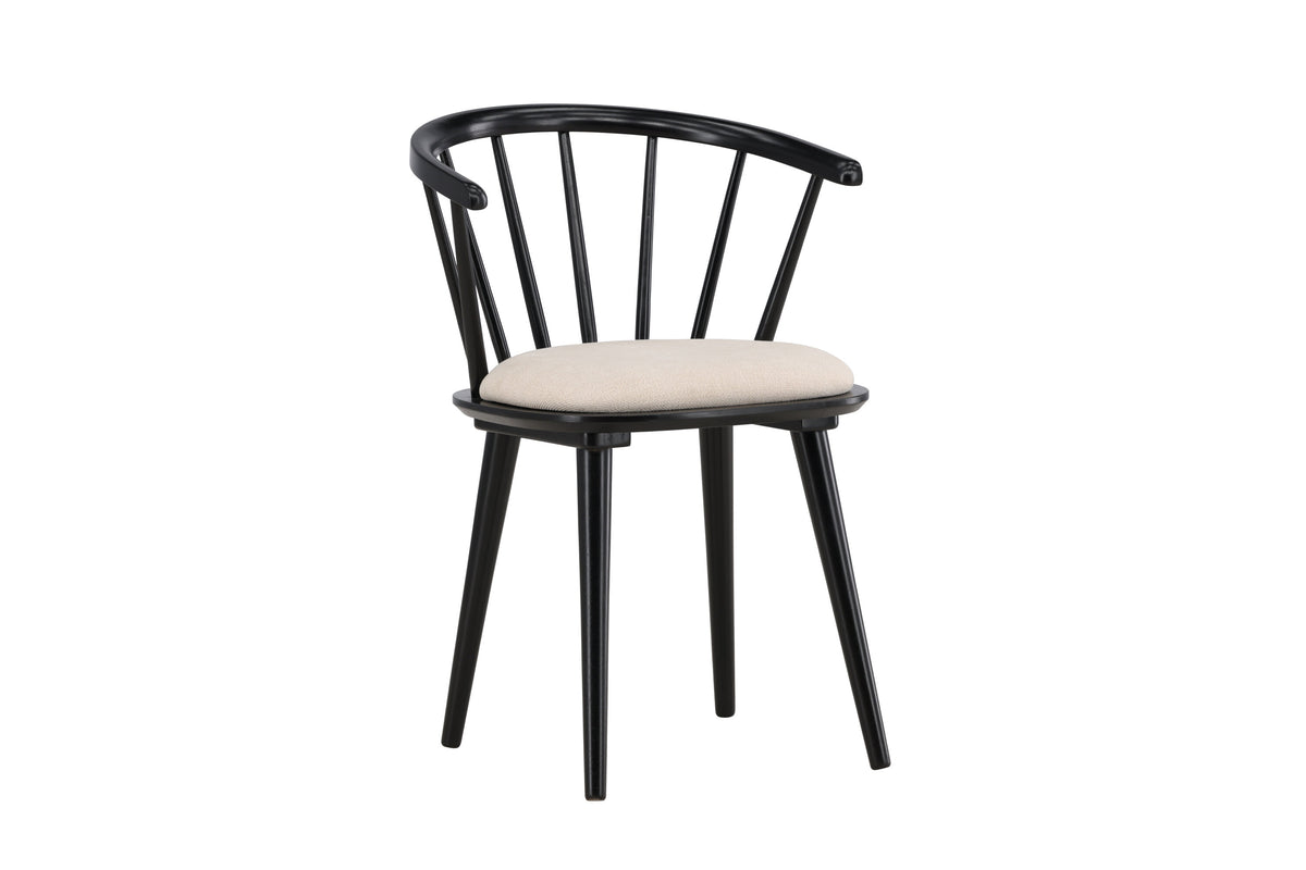 Bobby spisebordsstole - beige, sort - 2 stk. - billede 12