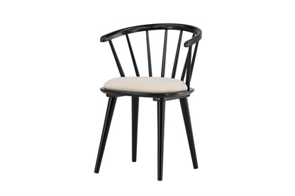Bobby spisebordsstole - beige, sort - 2 stk. - billede 2
