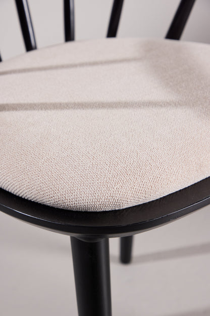 Bobby spisebordsstole - beige, sort - 2 stk. - billede 18