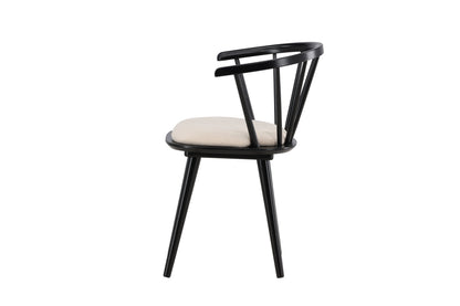 Bobby spisebordsstole - beige, sort - 2 stk. - billede 4