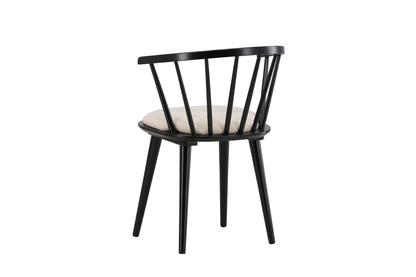Bobby spisebordsstole - beige, sort - 2 stk. - billede 6