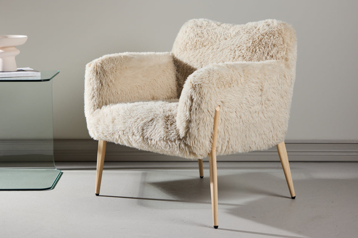 Zenzi Lænestol Beige