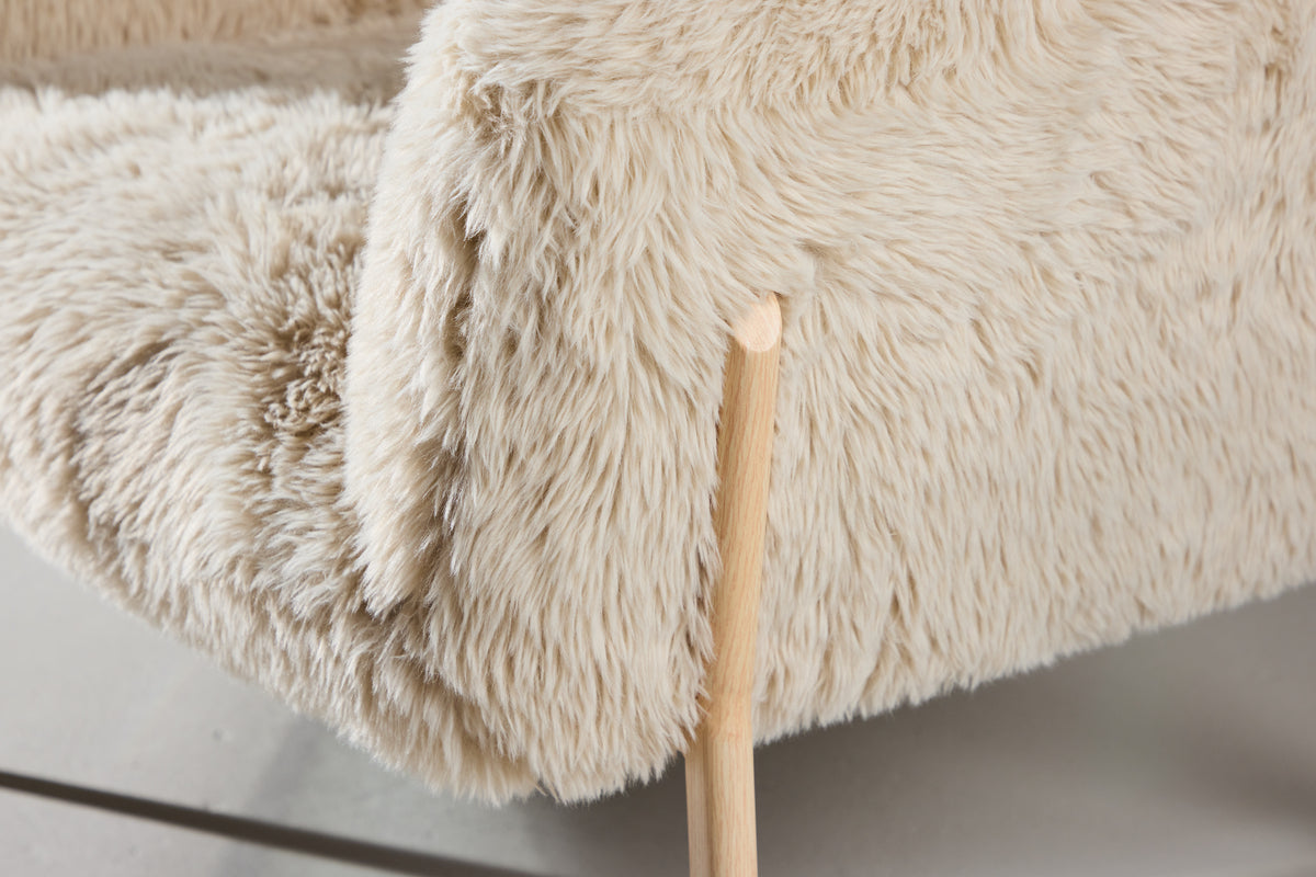 Zenzi Lænestol Beige