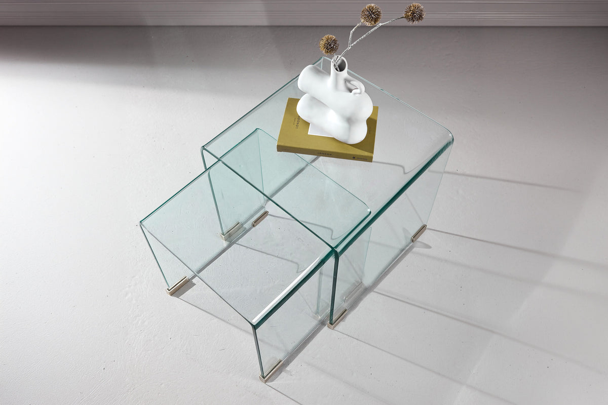 Telemark sidebord - transparent, klar - billede 17