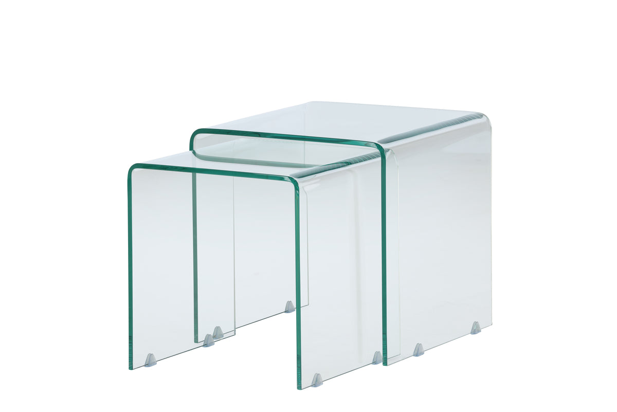 Telemark Sidebordssæt Bord 1: 42cm, Bord 2: 36cm Glas